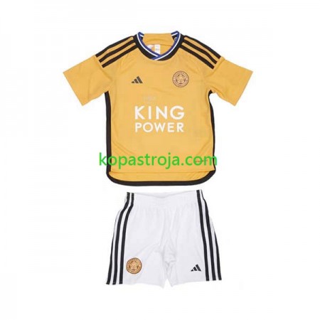 Billiga Fotbollströjor Leicester City Barn Tredje tröja 2023/24 Kortärmad